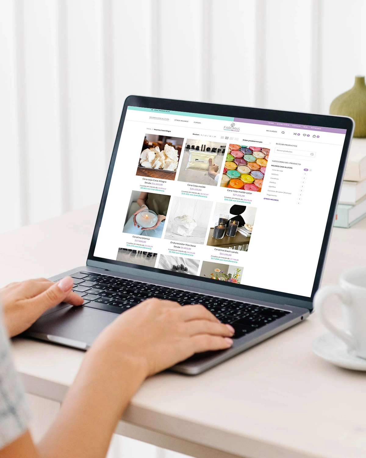 Capacitación: Faromas velas